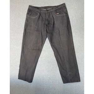 Karl‎ Kani Gold Jeans Mens 44 Gray Denim Streetwear Y2K *42x31